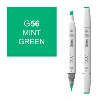 Маркер спиртовой BRUSH Touch Twin цв. G56 зеленая мята