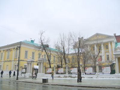 Главный дом с флигелем, архитекторы М.Ф.Казаков, А.А.Мейнгардт