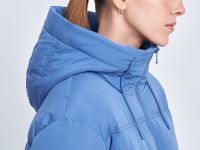 Утепленная куртка свободного силуэта