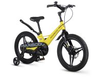 Детский велосипед Maxiscoo Space Deluxe 18, год 2026, цвет Желтый