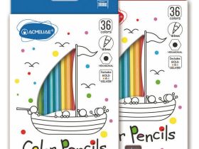 Набор карандашей цветных Acmeliae 36 цв+точилка, в картонном футляре