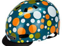 Nutcase Шлем защитный Nutcase Street Polka Face, цвет Синий-Оранжевый, ростовка S