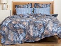 Постельное белье Pavone, синее