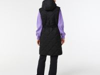 Женский стеганый удлинённый жилет Lacoste