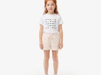 Детская хлопковая футболка Lacoste
