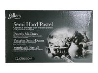 Набор сухой пастели Mungyo "Semi hard pastel" 12 цв (Угольные цвета) полутвердая