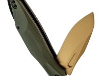 Тактический складной нож Mr.Blade Hemnes Gen.2, сталь D2, рукоять G10, олива