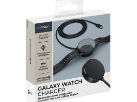 Беспроводное зарядное устройство Deppa (24023) для Galaxy Watch 2.5Вт/Type-C 1m (черный)
