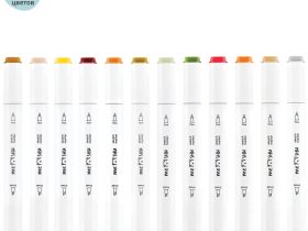 Набор маркеров для скетчинга MESHU 12 цв, цвета леса