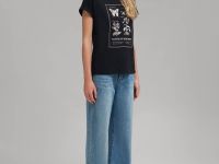 Футболка из хлопкового джерси свободного кроя