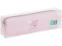 Пенал мягкий MESHU "Pink bear" 200*55*40 см, искусственная кожа