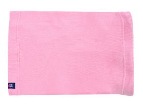 Розовый воротник-манишка на кулиске для девочки