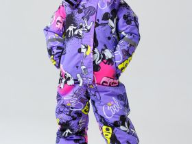 Комбинезон текстильный с полиуретановым покрытием для девочек