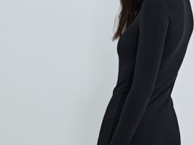 Облегающее платье, Черный