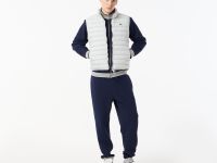 Мужской стёганный жилет Lacoste с высоким воротом