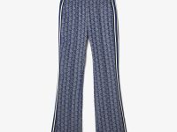 Женские расклешенные спортивные брюки Lacoste с монограммой