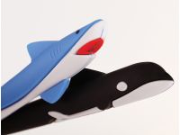 Ручка шариковая MESHU "Shark&Whale" 0,7 мм, синяя, корпус ассорти