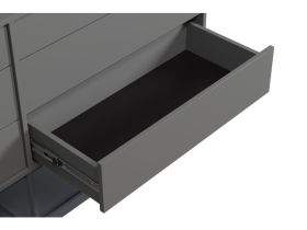 Комод Изи 158x91 Графитовый