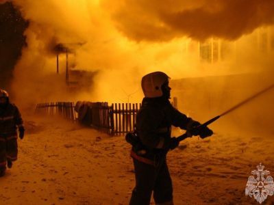 В Мегино-Кангаласском районе Якутии сгорело частное кафе