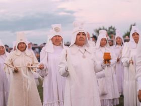 Встреча солнца на Ысыахе Туймаады в Якутске: как это было