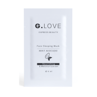 Питательная ночная маска с авокадо и мятой G.Love Face Sleeping Mask Mint Avocado - саше 6 мл