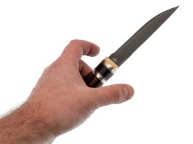 Охотничий нож Витязь Вепрь, сталь ламинат, рукоять древесина акации