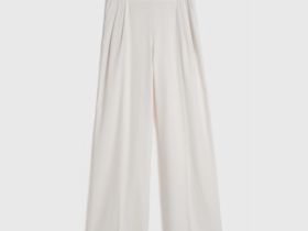 Широкие брюки, Бежевый