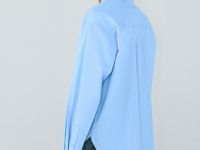 Рубашка из хлопка, Голубой