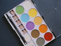 Набор прессованной пастели nuance., Tablette chromatique, яркие оттенки, 10 цв., с инструментами