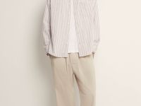 Рубашка свободного силуэта в полоску