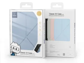 Чехол-книжка WIWU Classic III Case для Apple iPad 10 (2022)/iPad 11 (2025) (полиуретан с подставкой) (GF-003) (голубой)