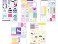 Набор бумажных наклеек MESHU "Good vibe" 5 шт