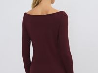 Лонгслив из вискозы, Фиолетовый