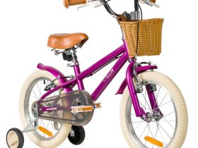 Детский велосипед Novatrack Adele 16, год 2026, цвет Фиолетовый