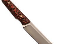 Нож Pocket Wolf Танто, сталь AUS10Co, рукоять G10, черно-оранжевый