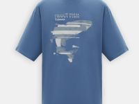 Футболка из хлопка с принтом