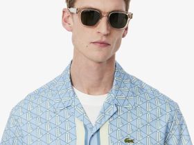 Мужская рубашка Lacoste из органического хлопка