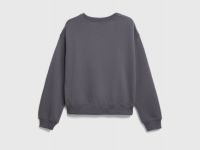 Свитшот с принтом для девочек, Серый