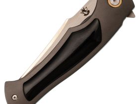 Складной нож Steelclaw Алыча, сталь ламинат SKD-11, рукоять алюминий/рог