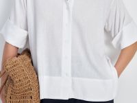 Блузка с укороченным рукавом