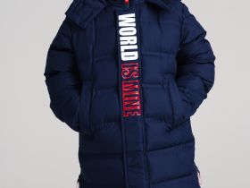 Пальто текстильное с полиуретановым покрытием для мальчиков