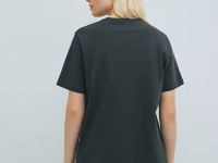 Футболка с принтом, Серый