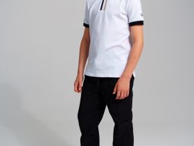 Сорочка трикотажная с воротником поло для мальчиков