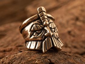 Бусина для темляка Воин, бронза