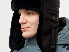 Шапка-ушанка Remington Disguise Black — до -30°C, утеплитель ProHeat