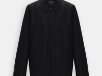 Ветровка с отложным воротником прямого кроя