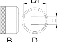 Съемник кареток типа Shimano BB9000 Unior 1671.BB9000 (красный)