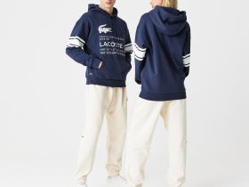 Толстовка - худи Lacoste оверсайз унисекс