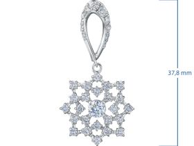 Подвеска из белого золота э4012пд07240374_white