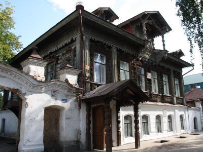 Дом, в котором размещался штаб I-го крестьянского полка "Красные Орлы"